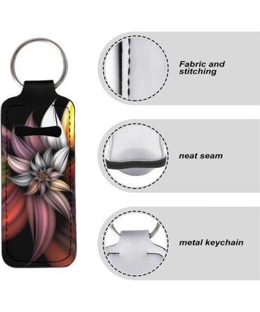  SEANATIVE SEANATIVE Neoprene Lipstick Holder for Lipstick Lip Balm Abstract Floral Pattern - Buy Online on GoSupps.com