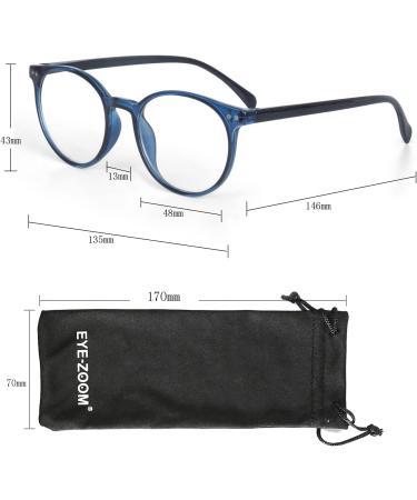 Buy 5 Pack Retro Round Plastic Frame Reading Glasses | Multi Color 2.0 Diopters for Men & Women - International Shipping Available - Buy Online on GoSupps.com