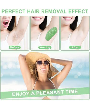 ACWOO Wax Beads 500g - Professional Hard Wax Beads for Gentle Hair Removal - Includes 10 Applicators - Ideal for Full Body, Face, Legs, and Bikini Line - Suitable for Women and Men - Buy Online on GoSupps.com