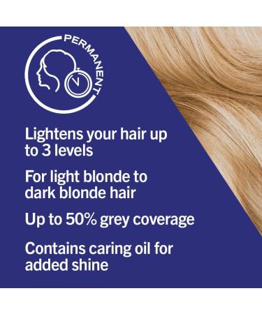 Schwarzkopf LIVE Cool Blonde B10 Hair Dye - Permanent with Oils and Keratin - Up to 50% Grey Coverage - Lightens Hair Up to 2 Levels - 1 Count - Buy Online on GoSupps.com