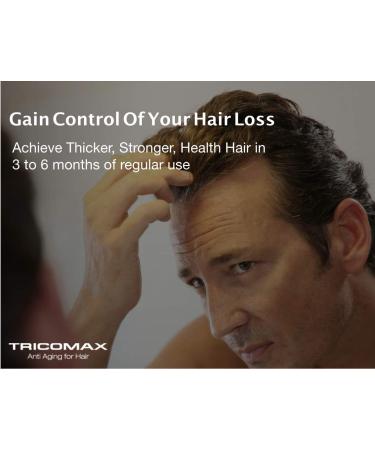 Tricomax Scalp Therapy - Hair Regrowth Stimulant & Thickener with Vitamin E - Reduce Inflammation - 118 ml/4 oz - International Shipping Available - Buy Online on GoSupps.com