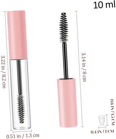 SKISUNO 4pcs Eyeliner Stick Mascara Bottle Vial Refillable Clear Bottles Clear Eyelash Mascara Pink The Pet 1 g (Pack of 1) Pink - Buy Online on GoSupps.com