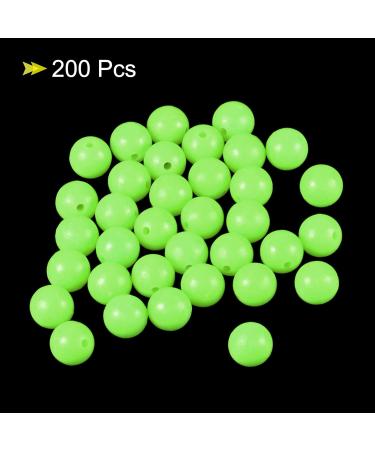 PATIKIL 200pcs 12mm Glowing Green Fishing Beads - Premium Plastic Fishing Lure Accessories for International Shipping - Buy Online on GoSupps.com