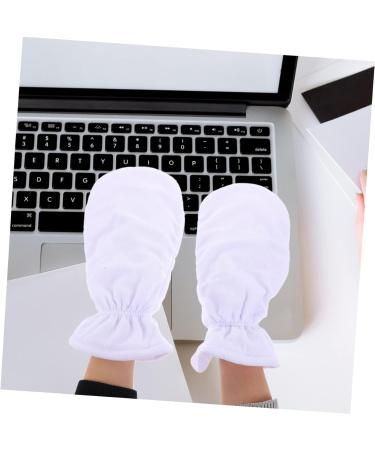 Ipetboom 1 Pair Hand Mask Care Household Wax Insulation Flannel White - Buy Online on GoSupps.com
