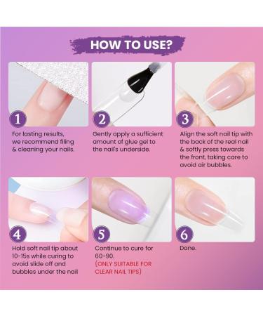 Regalatic Nail Glue Super Strong Brush-On Nail Glue For False Nails Acrylic Tips Stick On Nails 8ml 1 - Buy Online on GoSupps.com