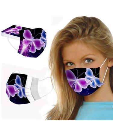 Winfer 50/100 Pack Disposable 3-Layer Mouth Protection - Breathable Colored Face Masks for Adults | Stylish Bandana Scarf for Men & Women - C-4 - Buy Online on GoSupps.com