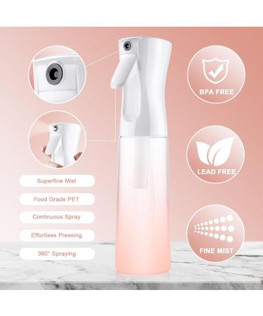 Uraqt 300ml Atomizer Spray Bottle for Hair Plants & Cleaning - Pink Gradient Design - Buy Online on GoSupps.com