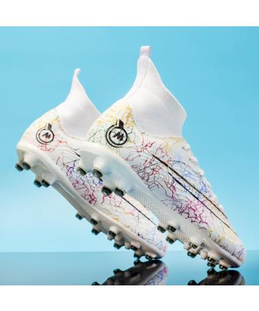 Buy HmhnSya Professional Soccer Shoes for Men & Kids - High Ankle Training Spikes Unisex Sneakers Size 44 EU - Buy Online on GoSupps.com