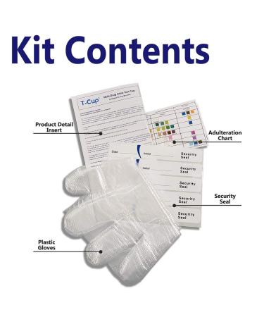 PrimeScreen 14-Panel Instant Test Cup with 3 Adulterations - TDOA-1144A3 (10 Pack) - Buy Online on GoSupps.com