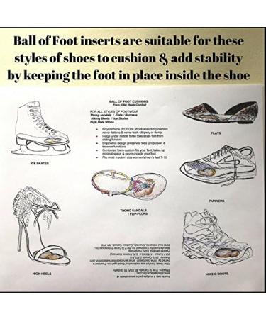 Ball of Foot Cushions & Metatarsal Pads - Ergonomic Foam Inserts for High Heels & Flats | Comfort & Support for Women - Buy Online on GoSupps.com