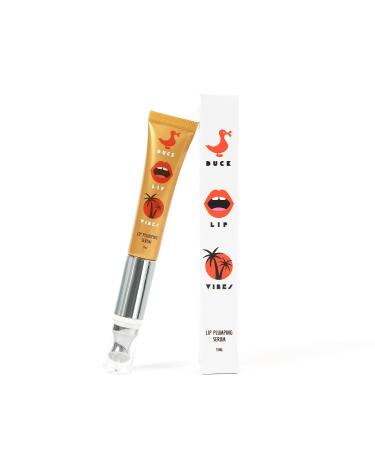 Lip Plumping Serum by Duck Lip Vibes | Shows 22% increase in lip volume | Lip care serum vibrating for fuller lips (Red Duck)