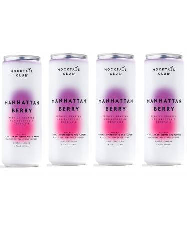 Mocktail Club Manhattan Berry - 4 Pack | Premium Non-Alcoholic Cocktails - Buy Online on GoSupps.com