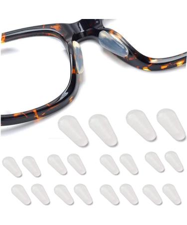 RabbFit 10 Pairs Silicone Nose Pad Anti-Slip Adhesive Pad 1mm for Glasses and Sunglasses Non-Slip Self-Adhesive Nose Pads Clear - Buy Online on GoSupps.com