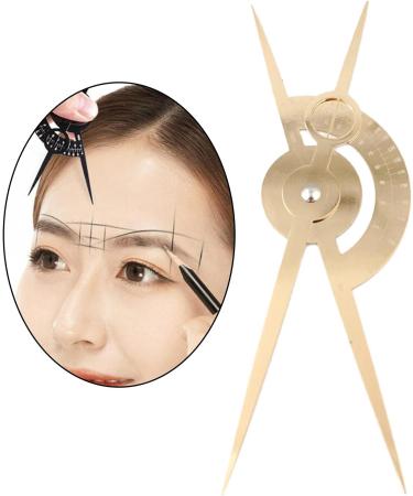 TOOYFUL Brake Caliper Professional Eyebrow Drawing Tool Removable Reusable Tag for Make Up Shaper DIY Symmetrical Tool - Gold - Buy Online on GoSupps.com