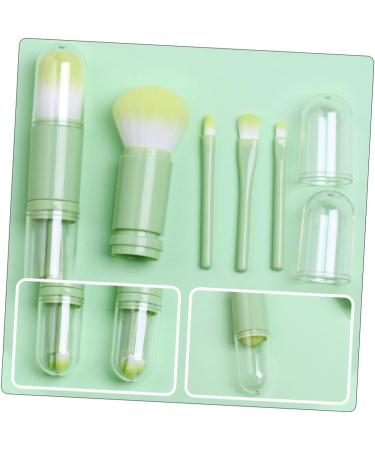 FRCOLOR 2 Sets telescopic makeup brush kabuki powder brush buffing brush multitools eyebrow ladies suits Portable Cosmetics Brush artificial fiber Foundation Brush travel double head - Buy Online on GoSupps.com