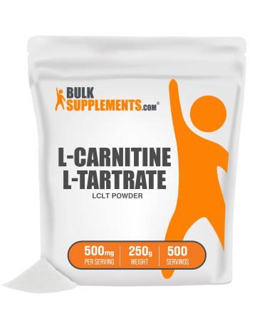 BulkSupplements.com L-Carnitine L-Tartrate Powder - Amino Acids Supplement - Carnitine Supplement - Carnitine Powder - L-Carnitine 500mg Powder - L Carnitine L Tartrate Powder (250 Grams - 8.8 oz) 8.81 Ounce (Pack of 1)