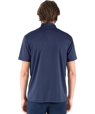Horze Dorian Men's Technical Sun Shirt - Short Sleeve Medium, Peacoat Dark Blue/White - Buy Online on GoSupps.com