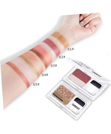 FOMIYES Brush Shadow Eyeshadow with Eye Seal Gradient Makeup Colors Two Pearl - Buy Online on GoSupps.com
