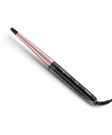 Babyliss rose quartz conical wall 13-25mm cone-shaped curling iron for natural curls and beach waves pink black C454E 13-25 mm - Buy Online on GoSupps.com