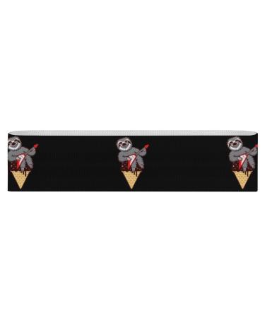 Funny Guitar Sloth Yoga Workout Bands Comfort Legs Booty Resistance Straps Physical Therapy Aids