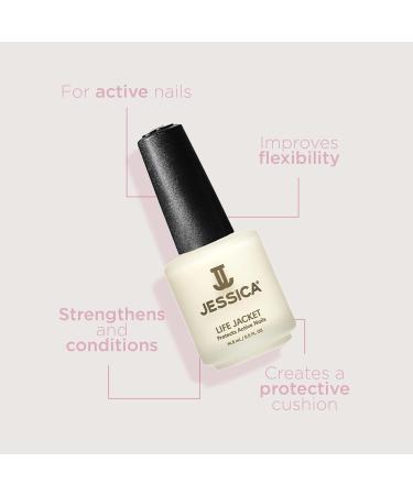 JESSICA Life Jacket Nail Polish Base Coat for Active Nails 14.8 ml - Buy Online on GoSupps.com