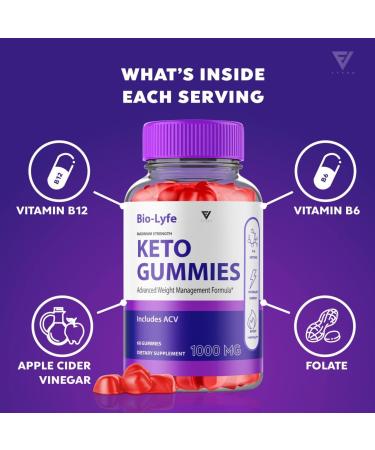 Biolife Keto ACV Gummies - Weight Loss & Appetite Control - Oprah Winfrey Recommended - 60 Gummies - Buy Online on GoSupps.com