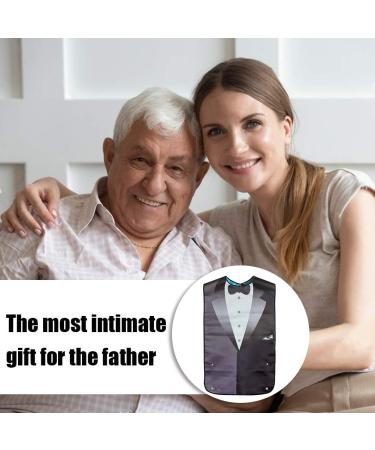 Funny Adult Bibs for Men | Waterproof Bandana Bibs for Eating | Ideal Gifts for Elderly - 1 pc - Buy Online on GoSupps.com