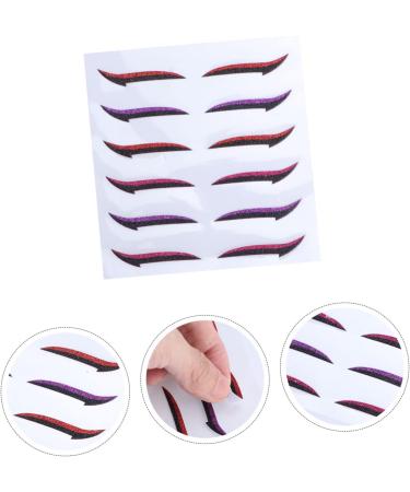 minkissy 36 Pairs Glitter Eyeliner Double Eyelid Stickers Self-adhesive Eyeliner Sticker Double Eyelid Tapes Eyeliner Stickers Eye Skin Sticker Invisible Eye Line Strips Eye Makeup Tools - Buy Online on GoSupps.com