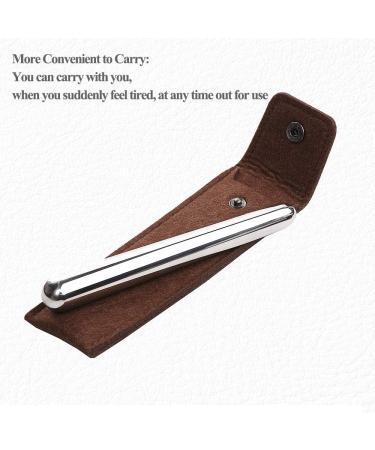Stainless Steel Face Massage Therapy Stick | Guasha Massage Wand for Deep Tissue Relief | Acupressure Tools for Myofascial Release | 5.9 Inch (Pack of 1) - Buy Online on GoSupps.com
