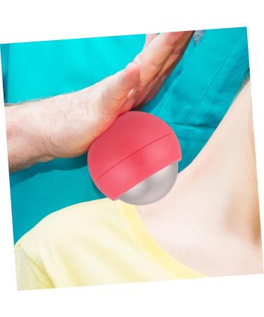 Coolhiya Handheld Massage Ball - Portable Ice Roller for Relaxation | 6.5x6.5 cm Pink Massage Device for Home Use - Buy Online on GoSupps.com