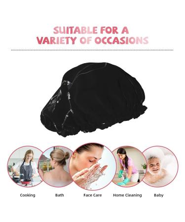 Guitar Printed Shower Cap - Waterproof Bath Cap for Women - Fits All Head Sizes and Hair Textures - Buy Online on GoSupps.com