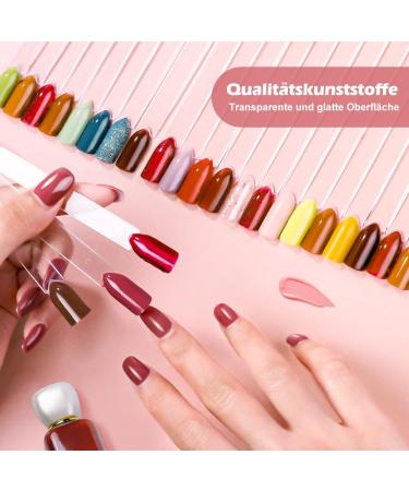 100 Transparent Nail Tips - Perfect For Nail Art & Presentation | Ideal for Design Practice - Buy Online on GoSupps.com