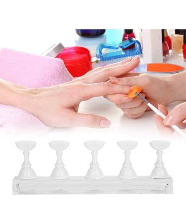 Alupre Magnetic Nail Tip Practice Stand Professional False Nail Holder for Gel Polish Display & Manicure Tool Perfect for Nail Art Enthusiasts - Buy Online on GoSupps.com