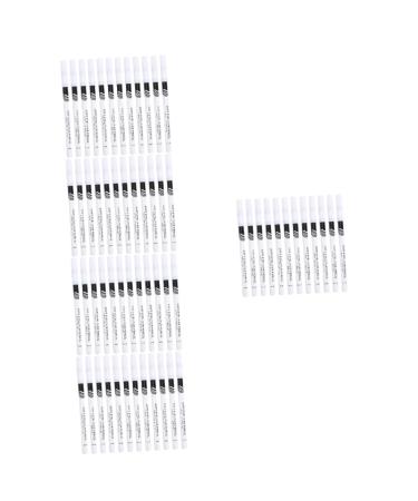 Healvian 60 Pcs Eyeliner Pencil Eye Liners Makeup Pencils Eyeliners Coloured Pencils White Liner Wooden Pole