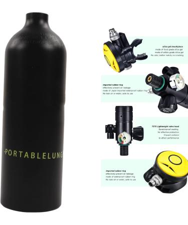 Oxygen Tank Set Safe Waterproof Portable Oxygen Tank Kit Comfortable with Breathing Tube for Beach - Buy Online on GoSupps.com