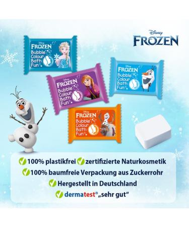 Outdoor Freakz DermaTest Frozen 24-Pack Children's Bath Tablets Natural Cosmetics Innovative Paper Packaging - Buy Online on GoSupps.com