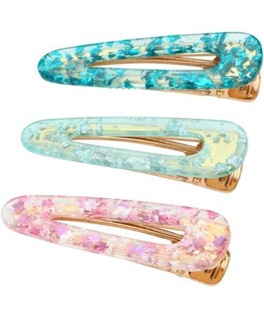 Vintage-Inspired Glittering 9-Piece Set Fashionable Cute Alligator-Duckbill Hairpins for Women Non-Slip Hair Barrettes Classic Ladies' Hair Accessories - Buy Online on GoSupps.com