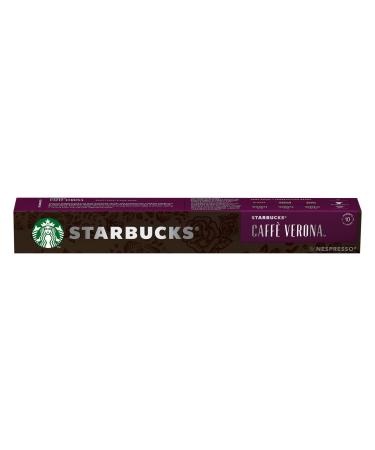 STARBUCKS Starbucks Caff Verona Caf Dark Roast Nespresso Compatible 10 Capsules
