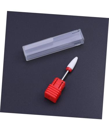 Healeved Nail Grinding Head Nail Drill Bits Manicure Drill Bits Exfoliating Tool Red medium Red - Buy Online on GoSupps.com