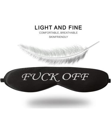 Fitglam Natural Silk Sleep Mask - Best Eye Mask for Travel, Nap, Meditation - Adjustable Strap - Men, Women - White - Buy Online on GoSupps.com