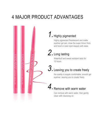 GL-Turelifes 6 Colors Matte Liquid Eyeliner Set - Waterproof Long Lasting Colorful Eyeliner Pens | Buy Online Worldwide - Buy Online on GoSupps.com