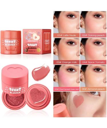 Stamp Liquid Blush Heart Shaped Applicator Natural Long Lasting Blush - 6 Colors for a 3-Dimensional Cute Look (1) - Buy Online on GoSupps.com