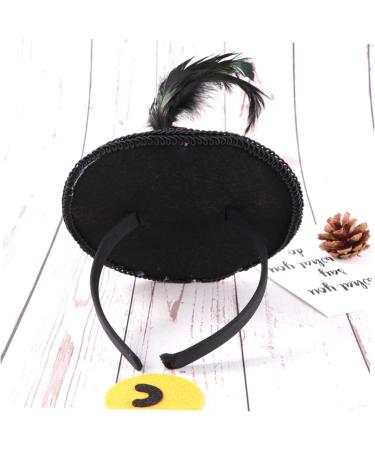 FRCOLOR Punk Hat Headband gothic headband mini top hat headband vintage headband punk apparel Steampunk Top Hat Headband - Buy Online on GoSupps.com