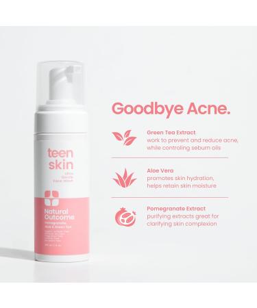 Teen Skin Ultra Gentle Kids Face Wash - 5 oz | Gentle Cleansing for Sensitive Skin - Shop Now for Fast International Shipping - Buy Online on GoSupps.com