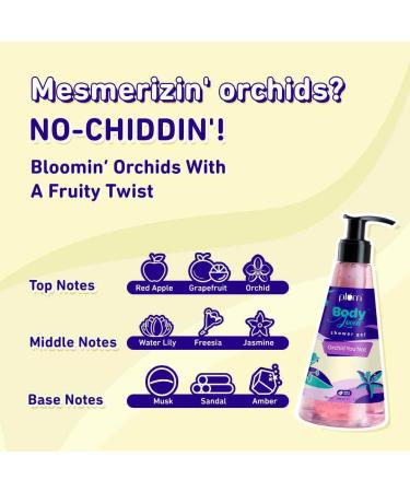 Pl.um BodyLovin Orchid-You-Not Shower Gel | SLS-Free Body Wash for Women | Nourishing Aloe Infused Cleanser | Long Lasting Floral Fragrance | 240 ml - Buy Online on GoSupps.com