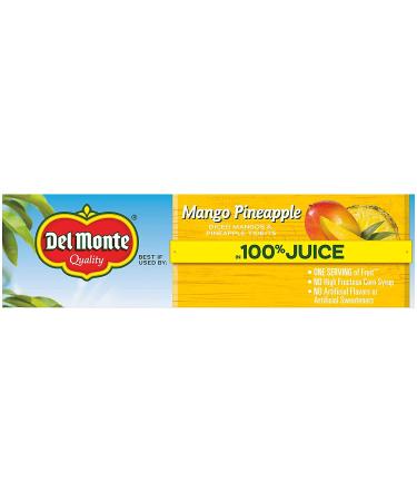 Del Monte Mango & Pineapple Fruit Cups 4.4oz - 24 Pack Snacks - Buy Online on GoSupps.com