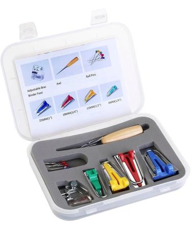 Exsart Fabric Bias Tape Makers Kit Set 6mm/12mm/18mm/25mm Single/Double Fold Bias Tape Maker Set for DIY Sewing - Buy Online on GoSupps.com