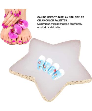 Fyearfly Nail Art Painting Palette - Harz Gel Color Mix Display Holder for Families & Salons | Manicure Tools - Star Transparent - Buy Online on GoSupps.com