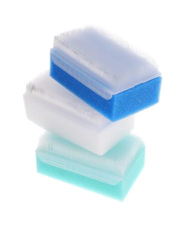 VILLCASE 3pcs Anti-Dandruff Shampoo Body Wash Scrubber Color Shampoo Scalp Shampoo Brush Shampoo Hair Brush Exfoliating Brush Bath Brush Baby Head Massager Sponge Brush Massage Sponge Brush