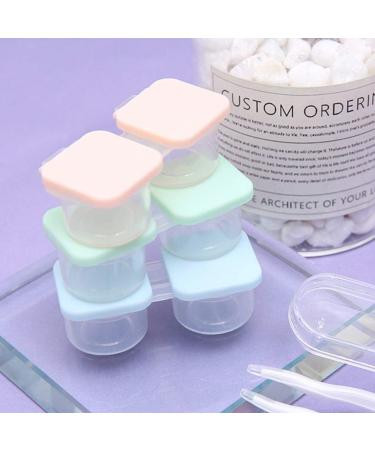 EXCEART 6pcs Colorful Contact Lens Case Set - Bulk Storage Organizer for Travel & Home - Buy Online on GoSupps.com